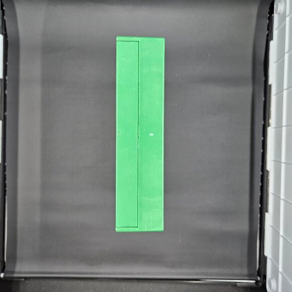 Vintage 80's FLIP'N'FILE 10 Green 5-1/4" Floppy Disk Diskette Storage Case - Picture 7 of 16